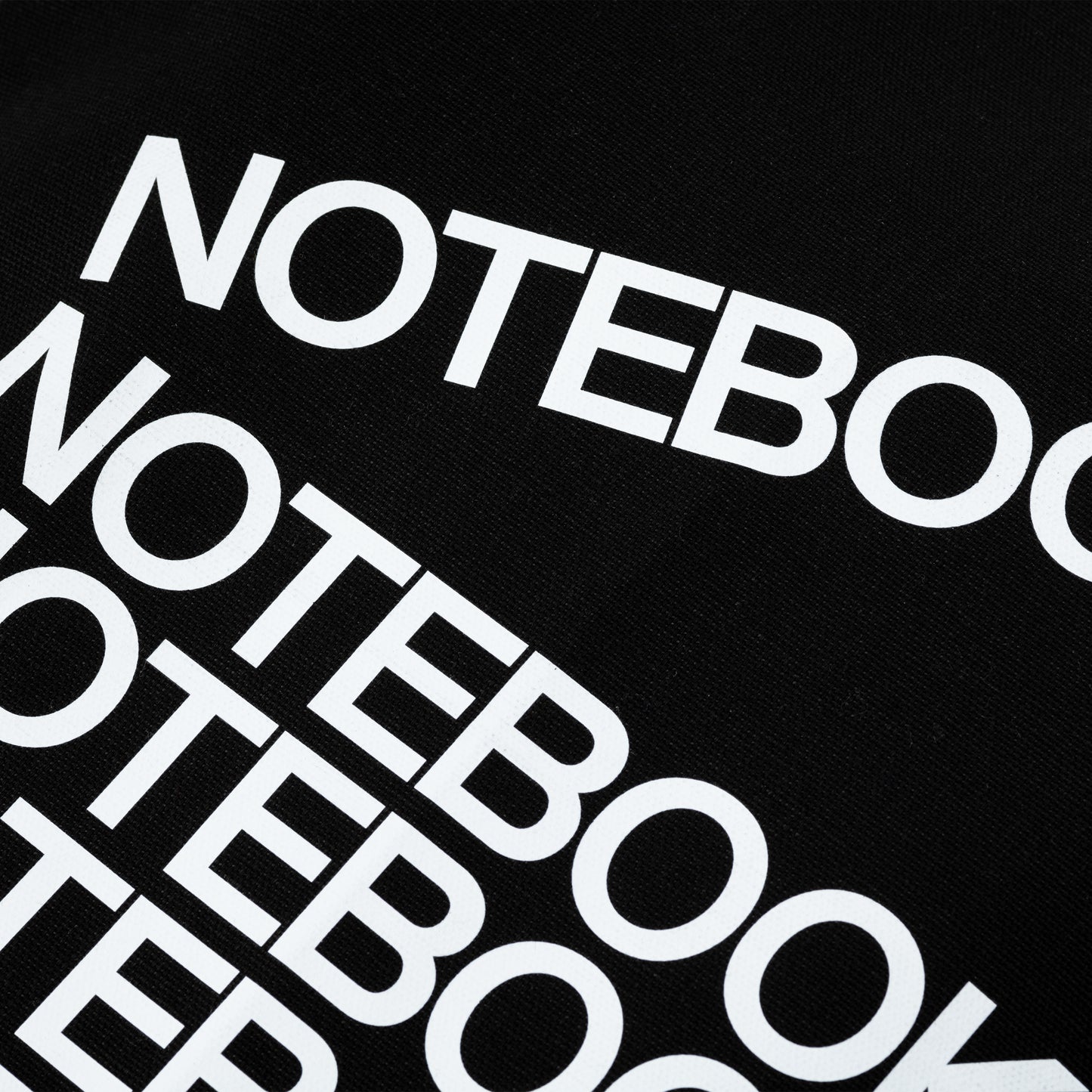 NOTEBOOK TOTE - BLACK