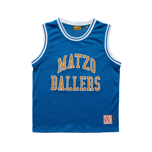 Limited Edition HAL & HARPER Basketball Jersey with "MATZO BALLERS" on the front