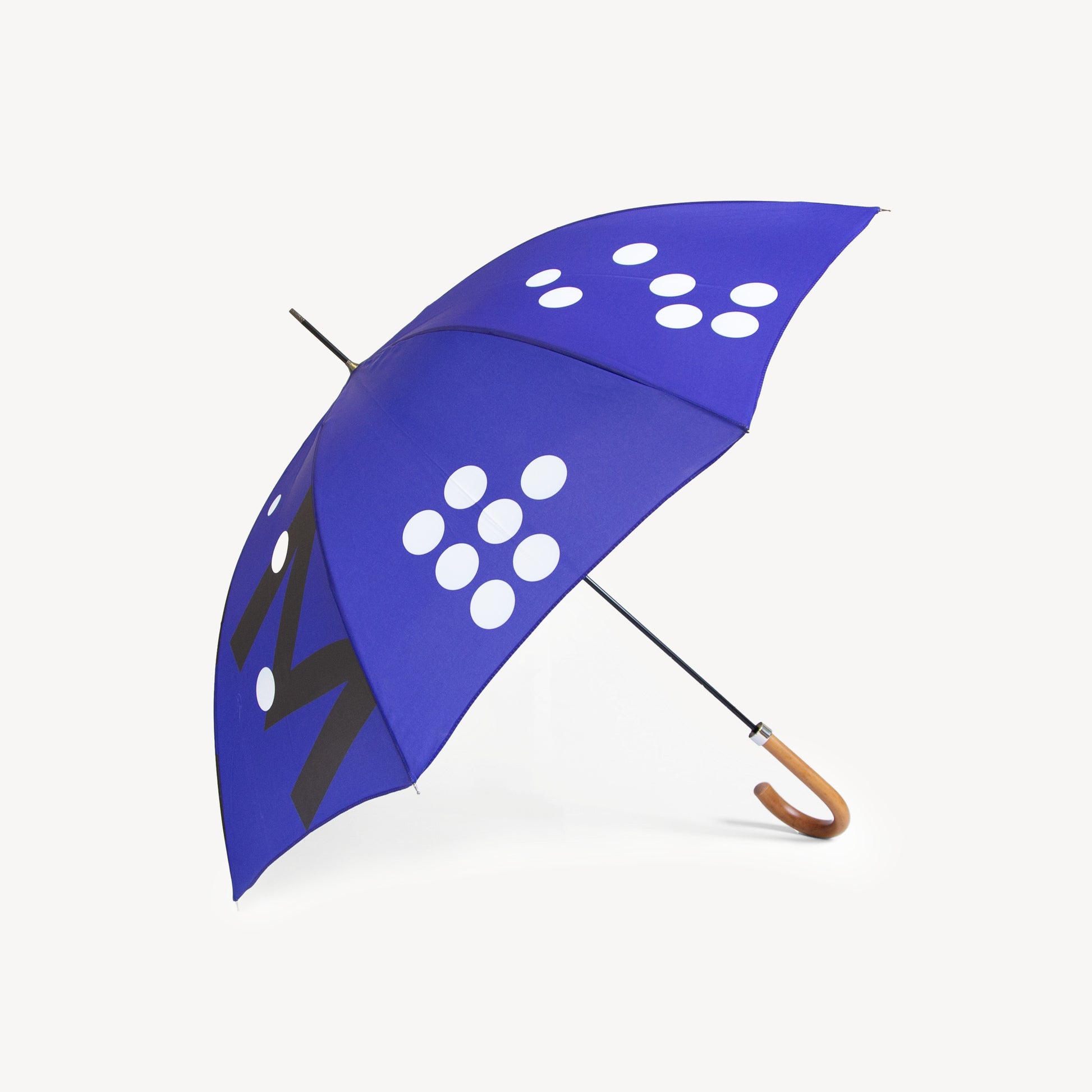 MUBI x Para Para Blue Umbrella with MUBI logo