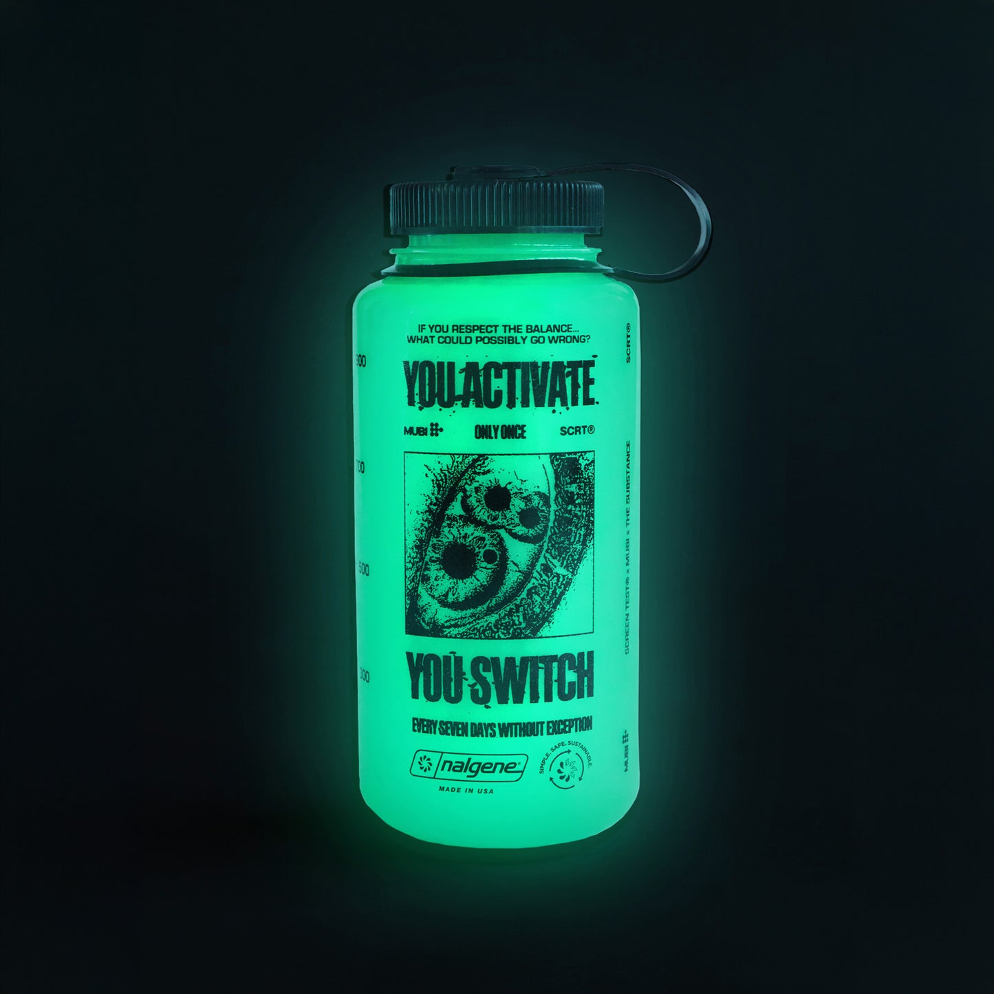 MUBI x SCRT: ACTIVATOR BOTTLE - GLOW GREEN