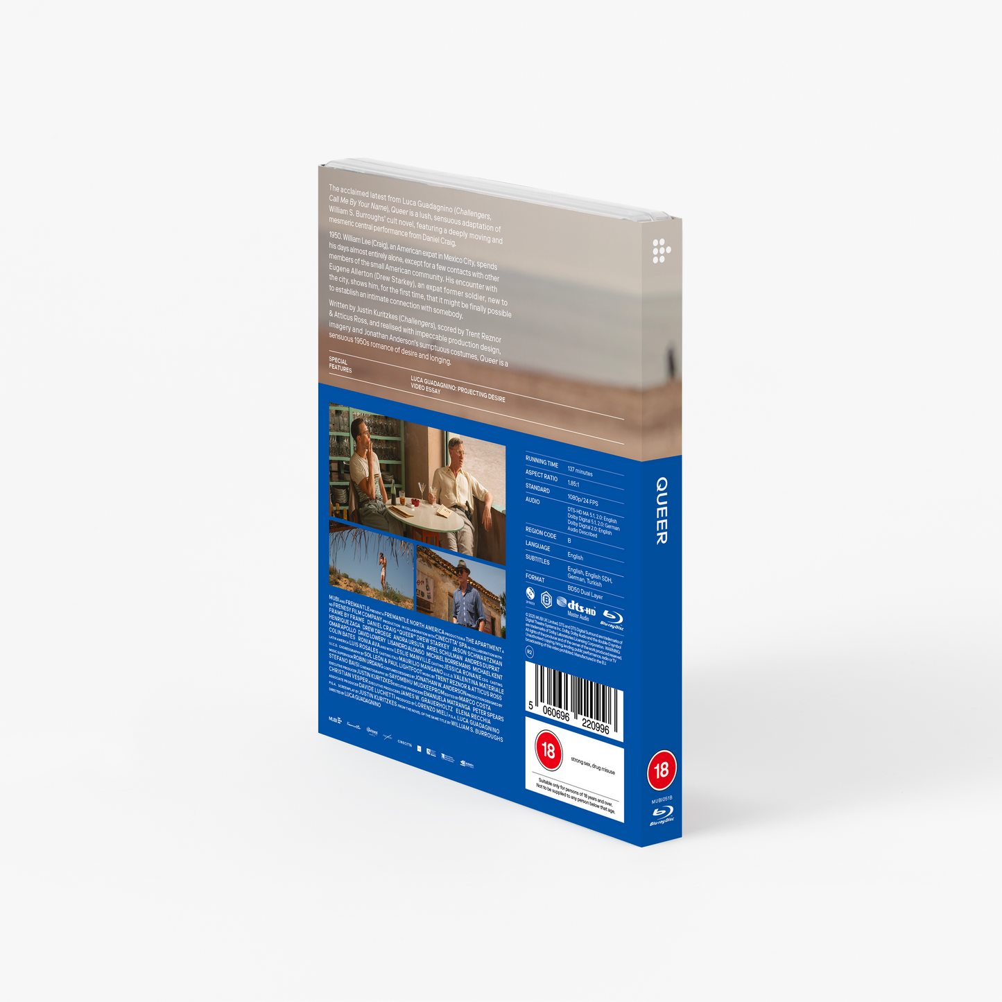Queer Blu-ray case back 