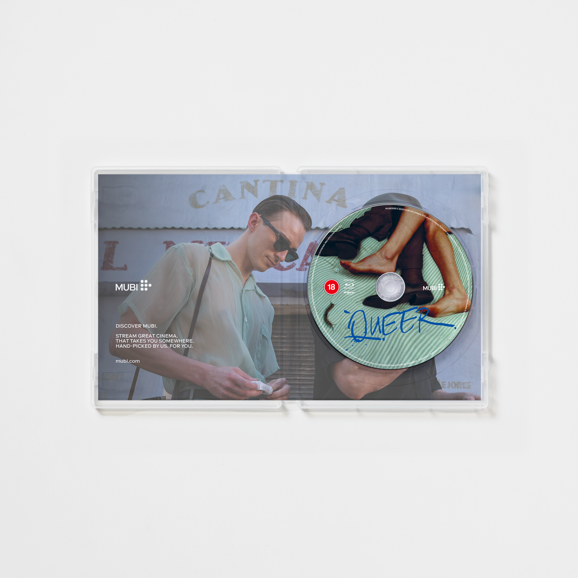 Queer Blu-Ray Case Open with Disc 